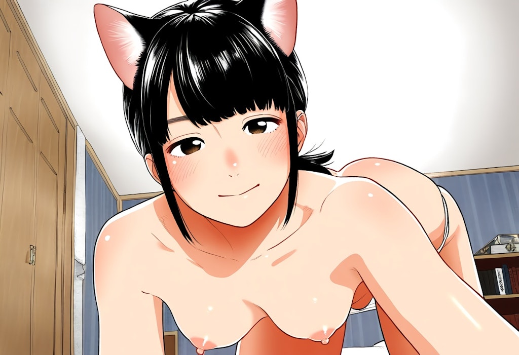 騎乗位が好きな猫ちゃん