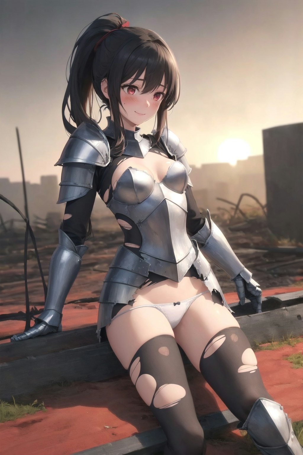 焼け野原の女戦士