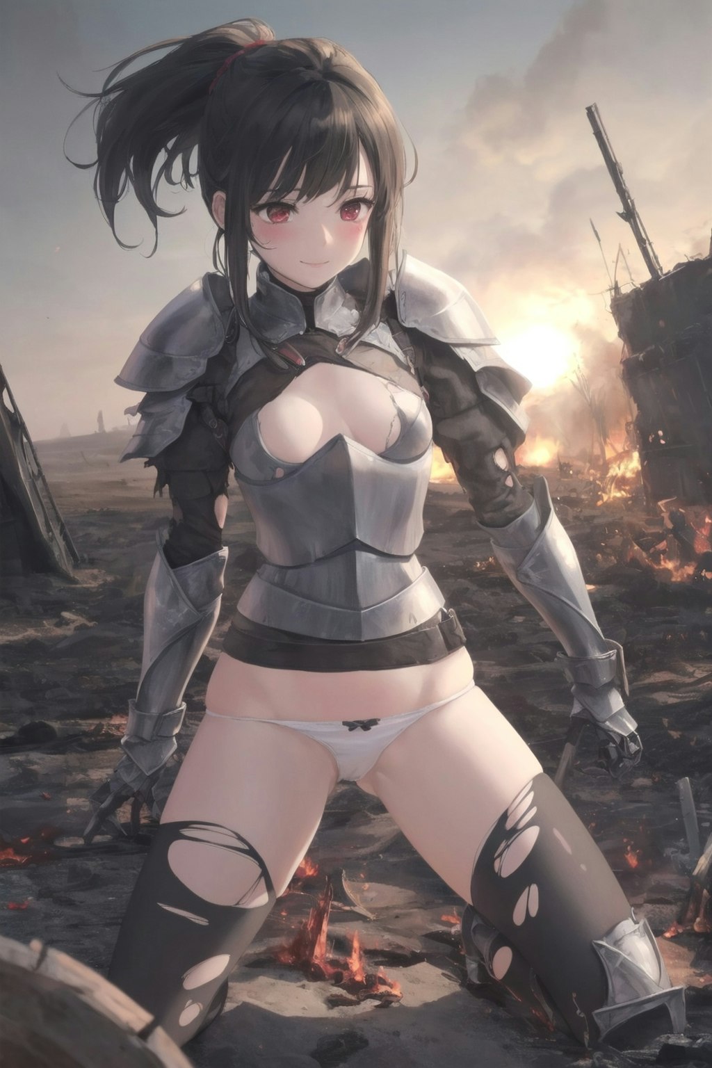 焼け野原の女戦士