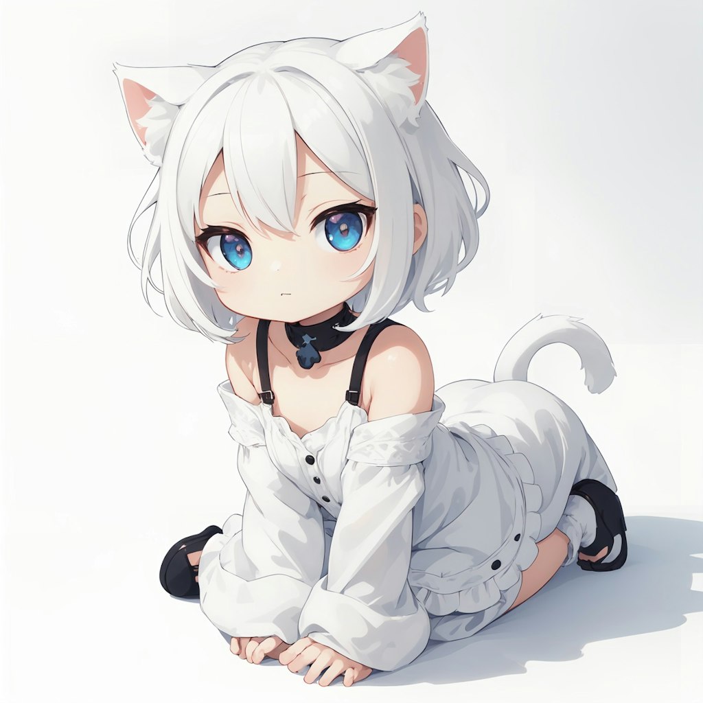 cute chibi cat girl