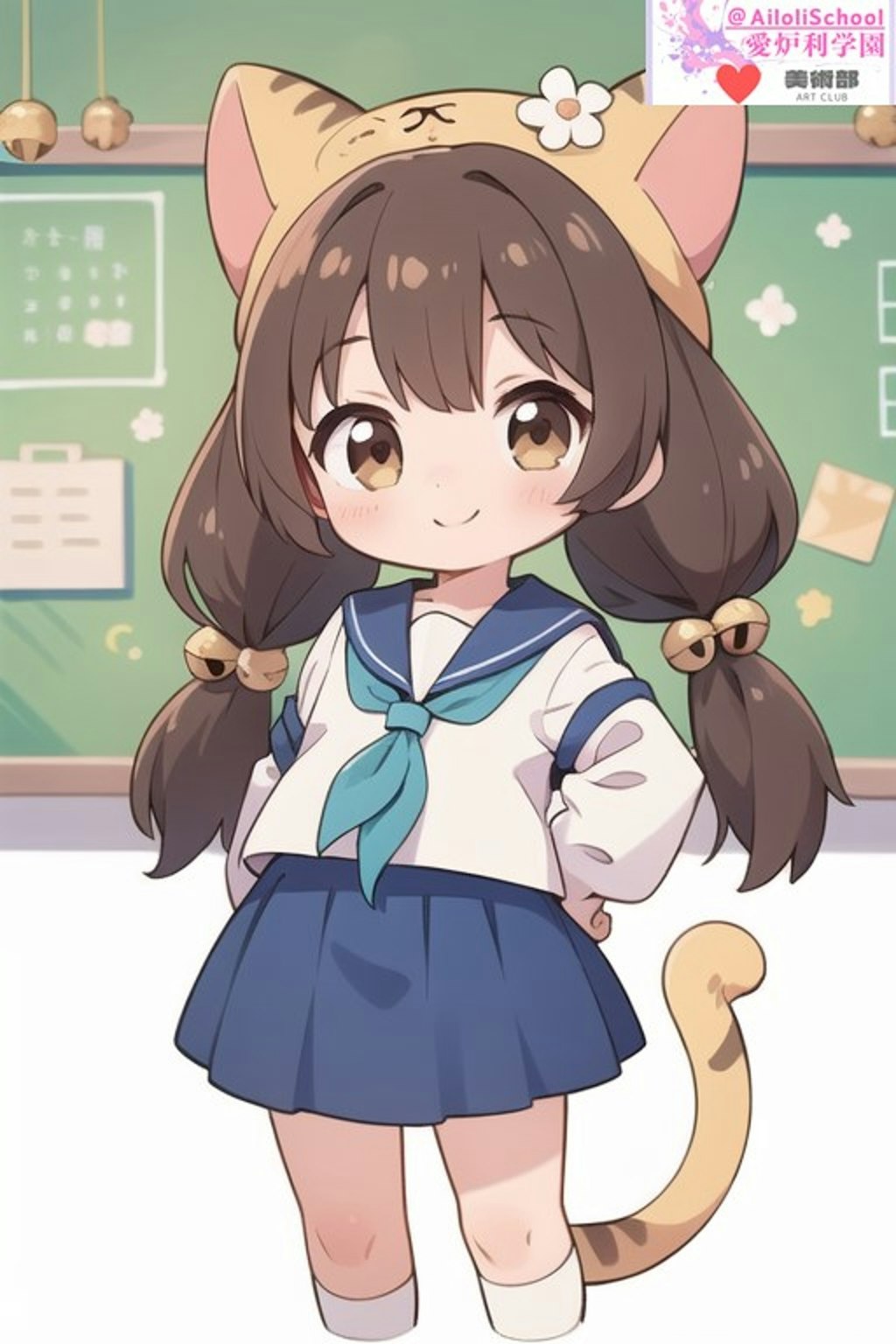 【私立愛炉利学園_美術部】デジキャラット_ぷちこ