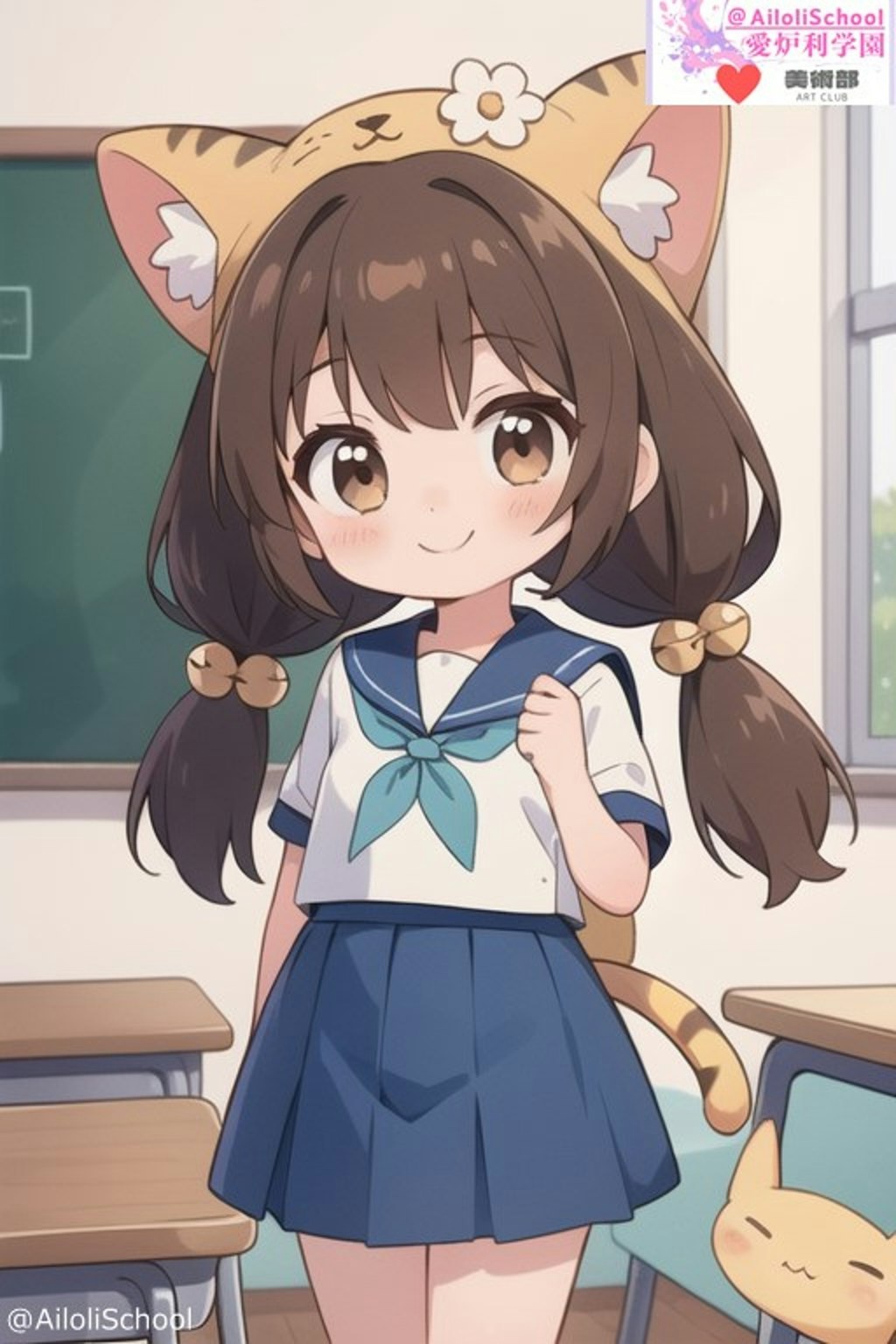 【私立愛炉利学園_美術部】デジキャラット_ぷちこ