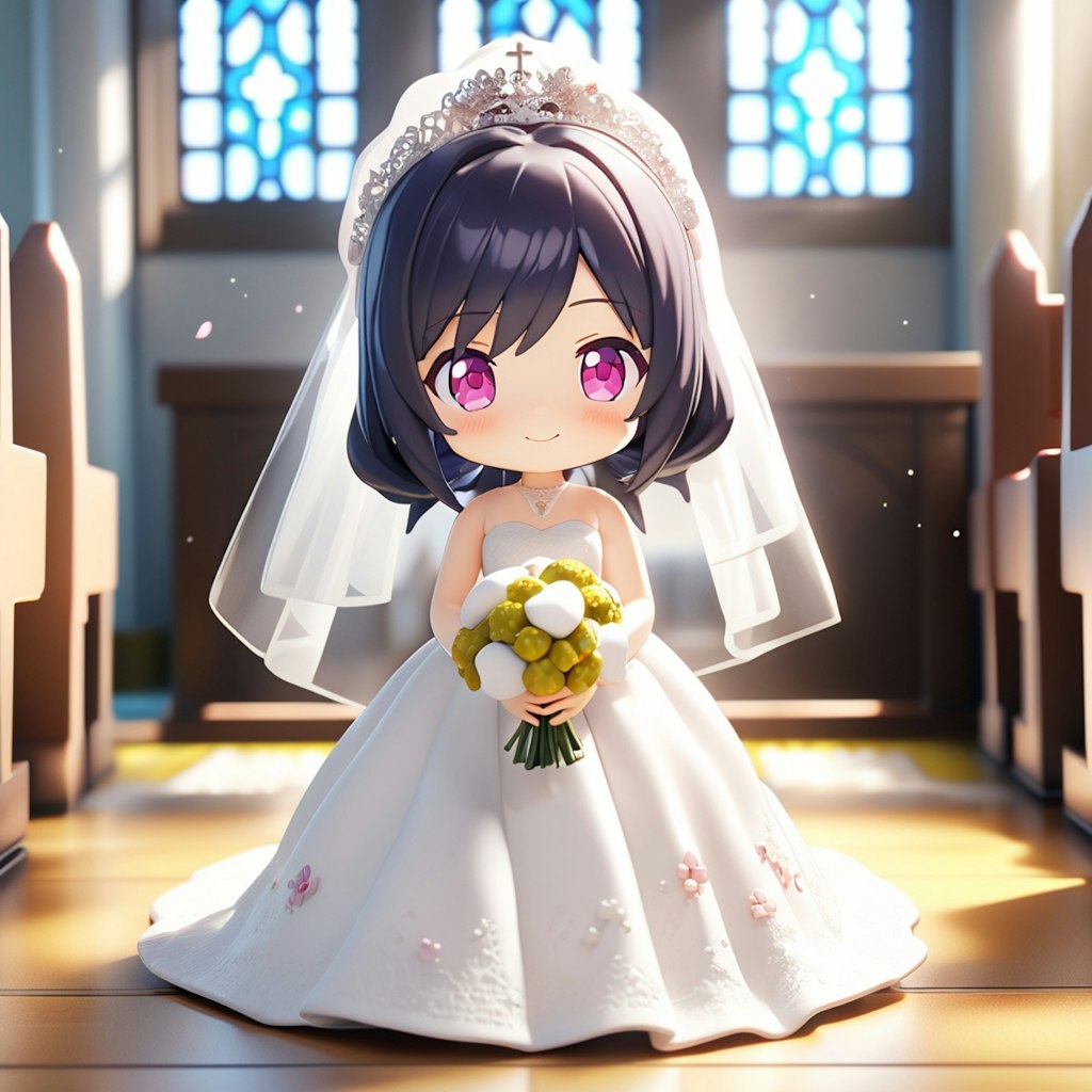 ねんどろいど風の新婦さん