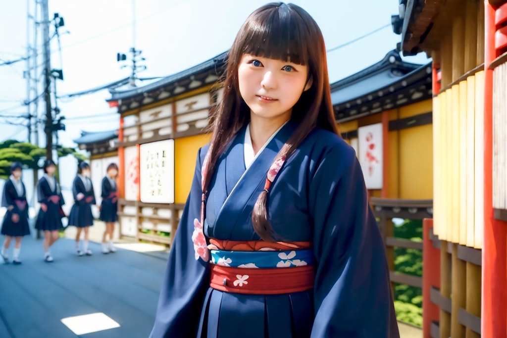 GARNETで「日本の可愛い絶世美人の女子高生」を描画(色々とツッコミ所が多い)