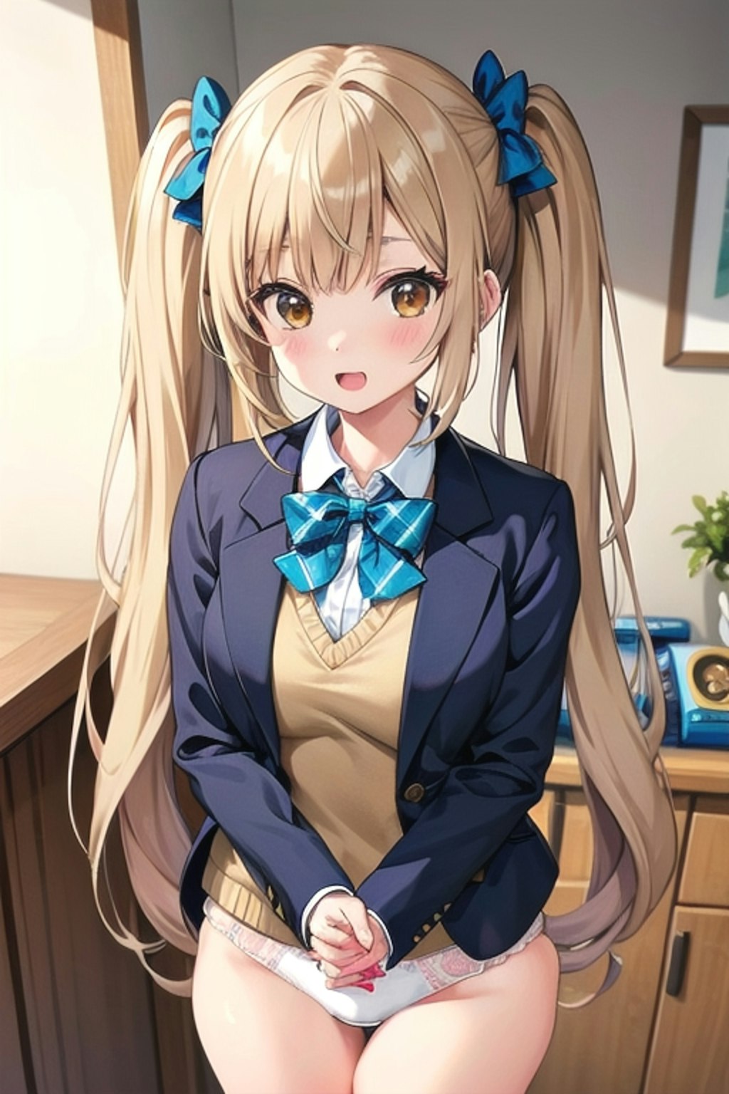 School twintails girl