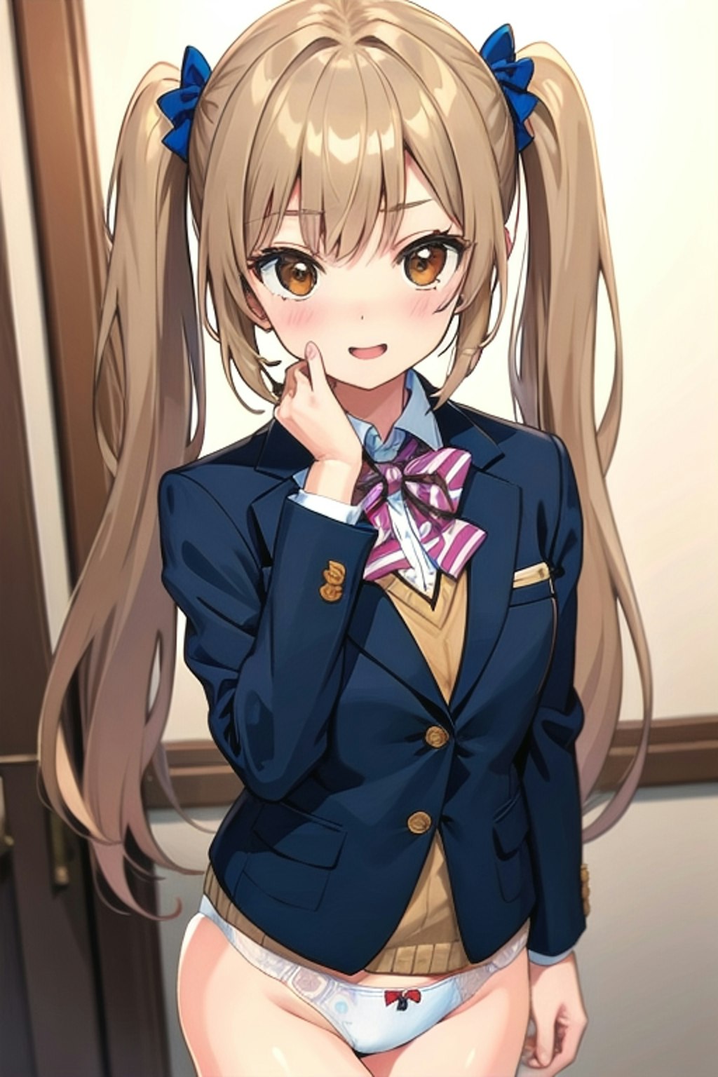 School twintails girl