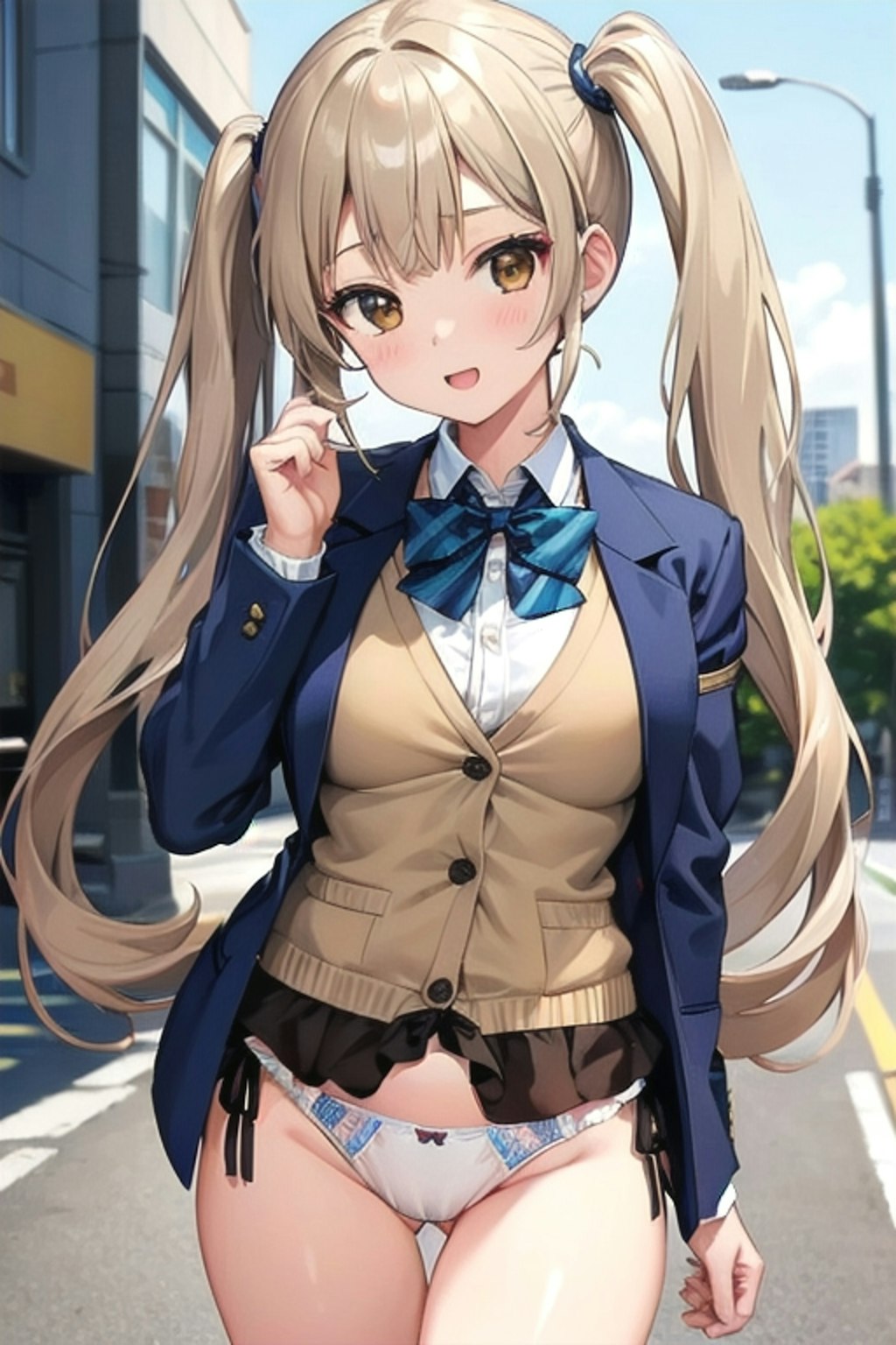 School twintails girl