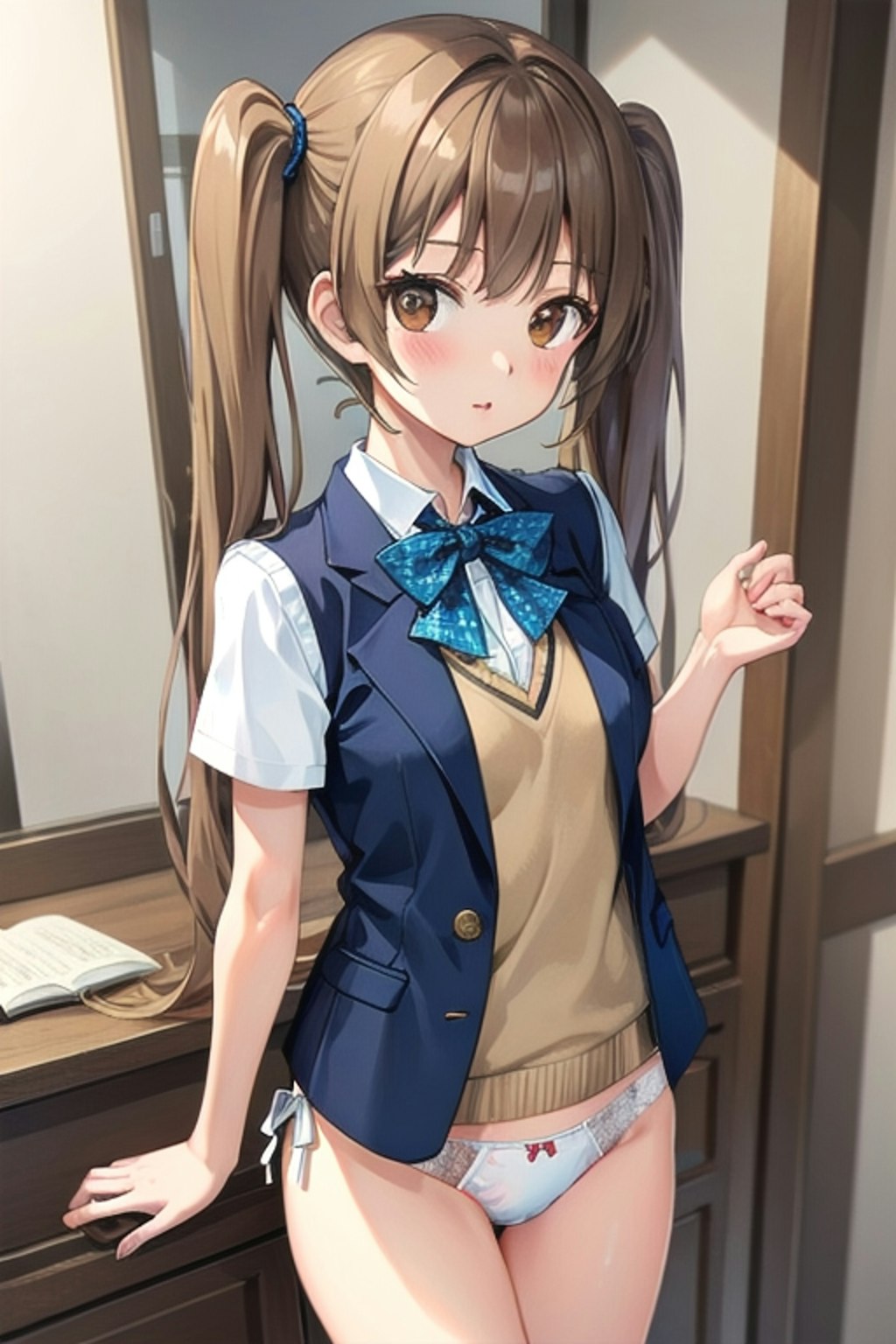 School twintails girl