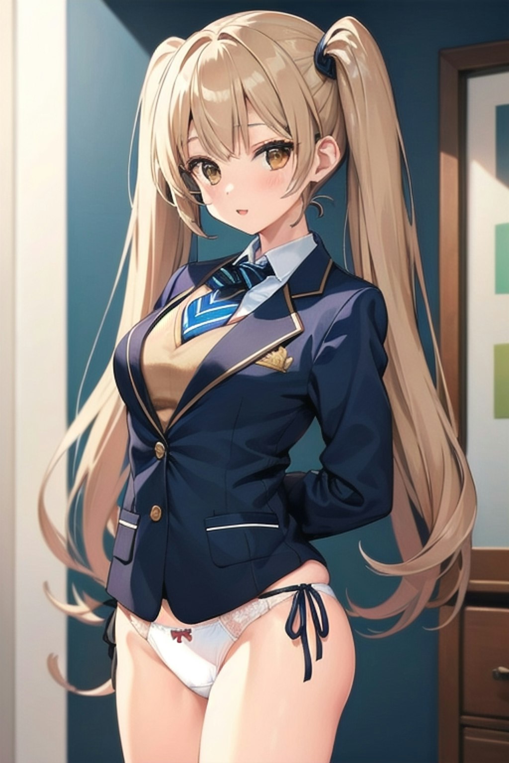 School twintails girl