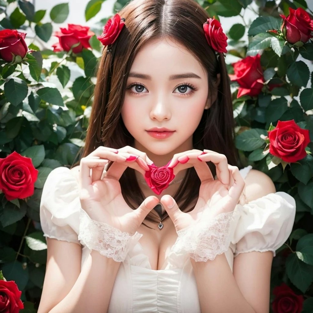 💖ハートの薔薇🌹