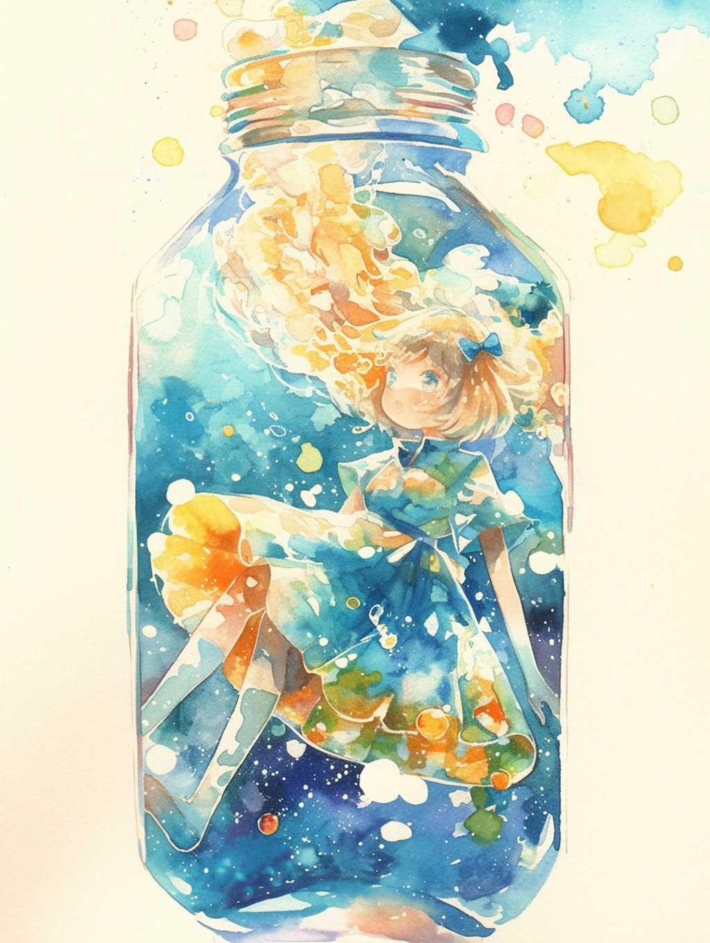 Girl in the bottle