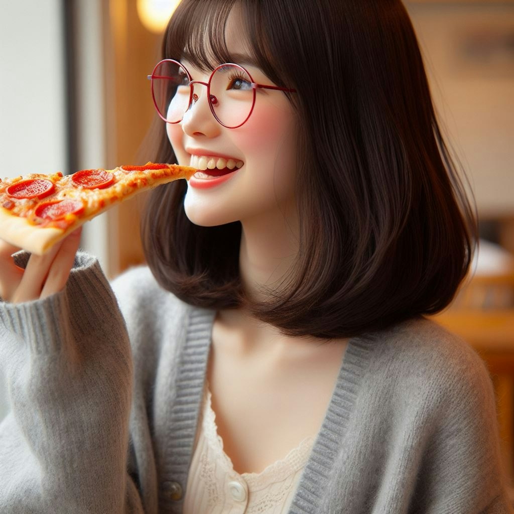 眼鏡女子 楓のお正月の食生活