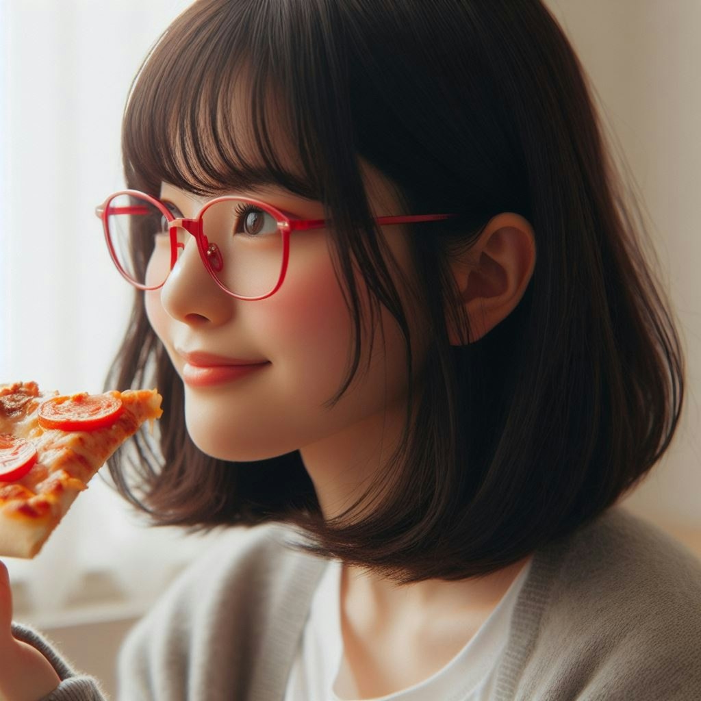 眼鏡女子 楓のお正月の食生活