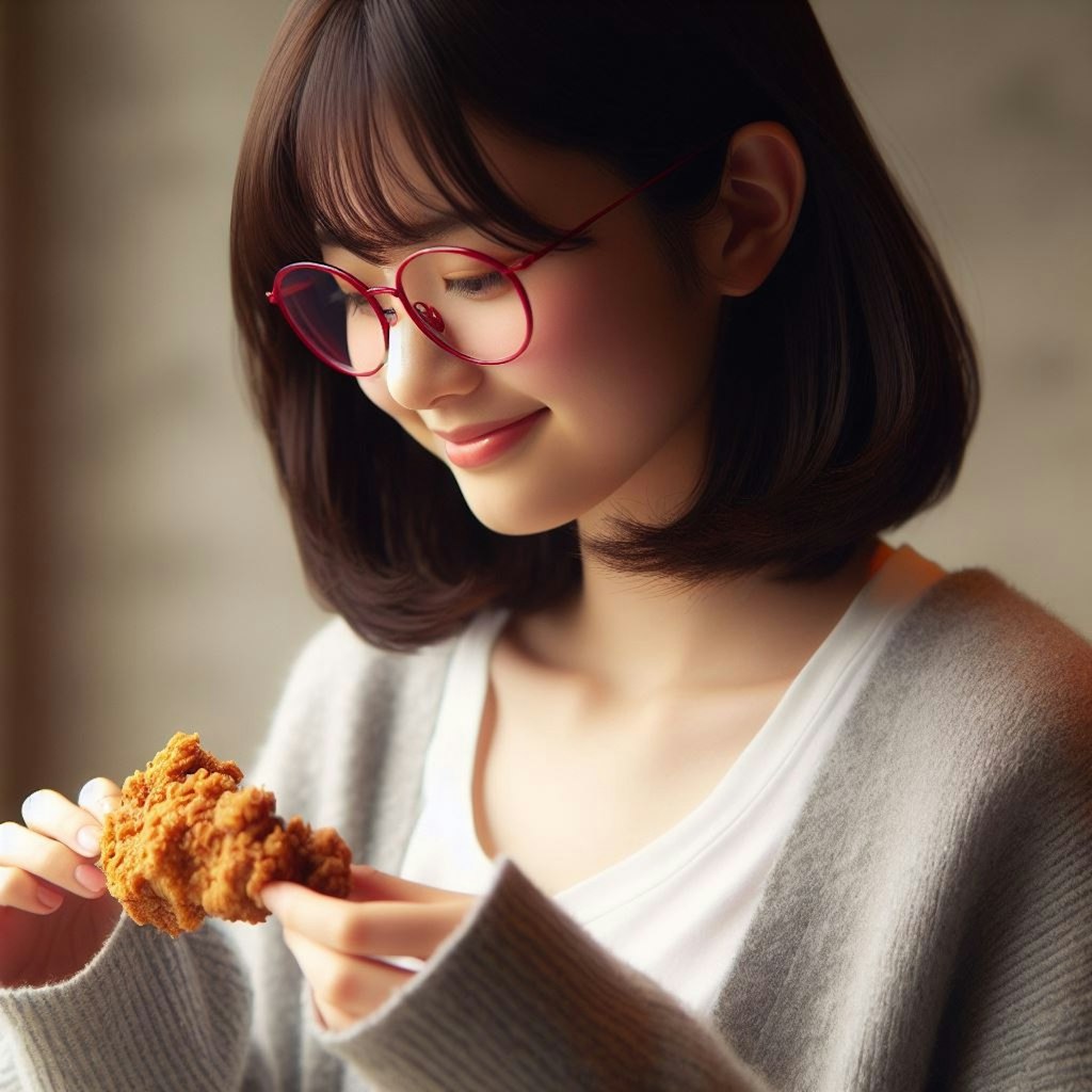 眼鏡女子 楓のお正月の食生活