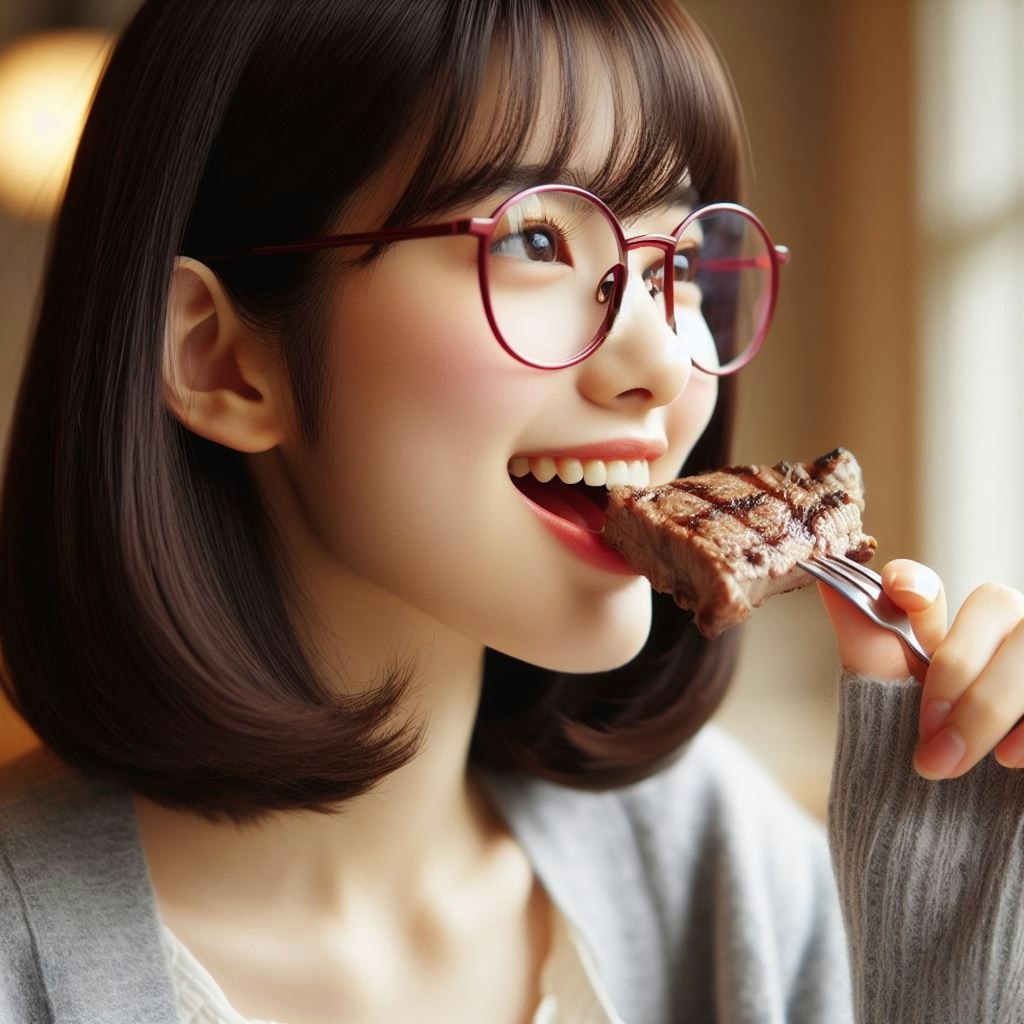 眼鏡女子 楓のお正月の食生活