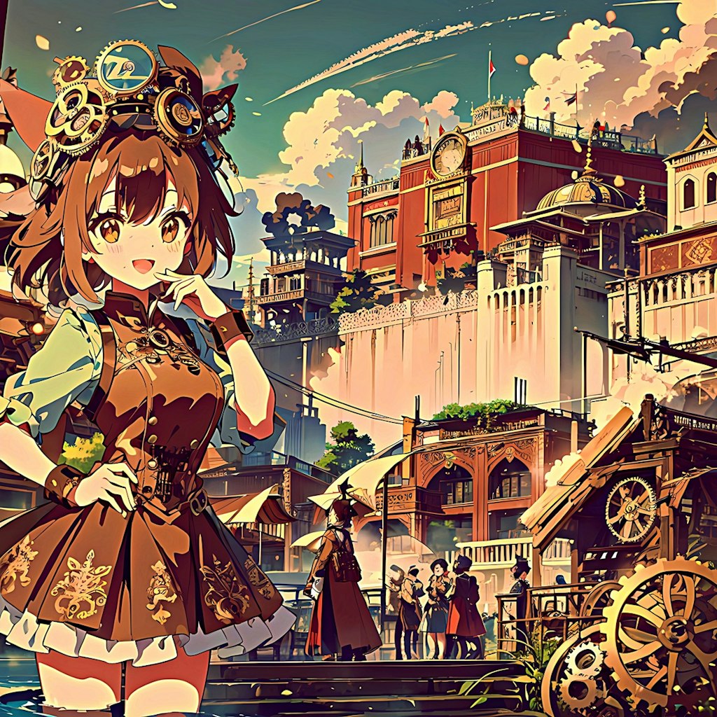 中国旅行～CHICHI-PUI TRAVEL～【Steampunk×ケモミミ】