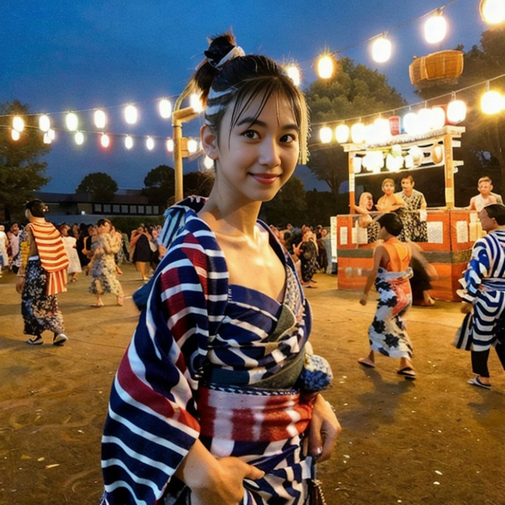 盆踊り女子