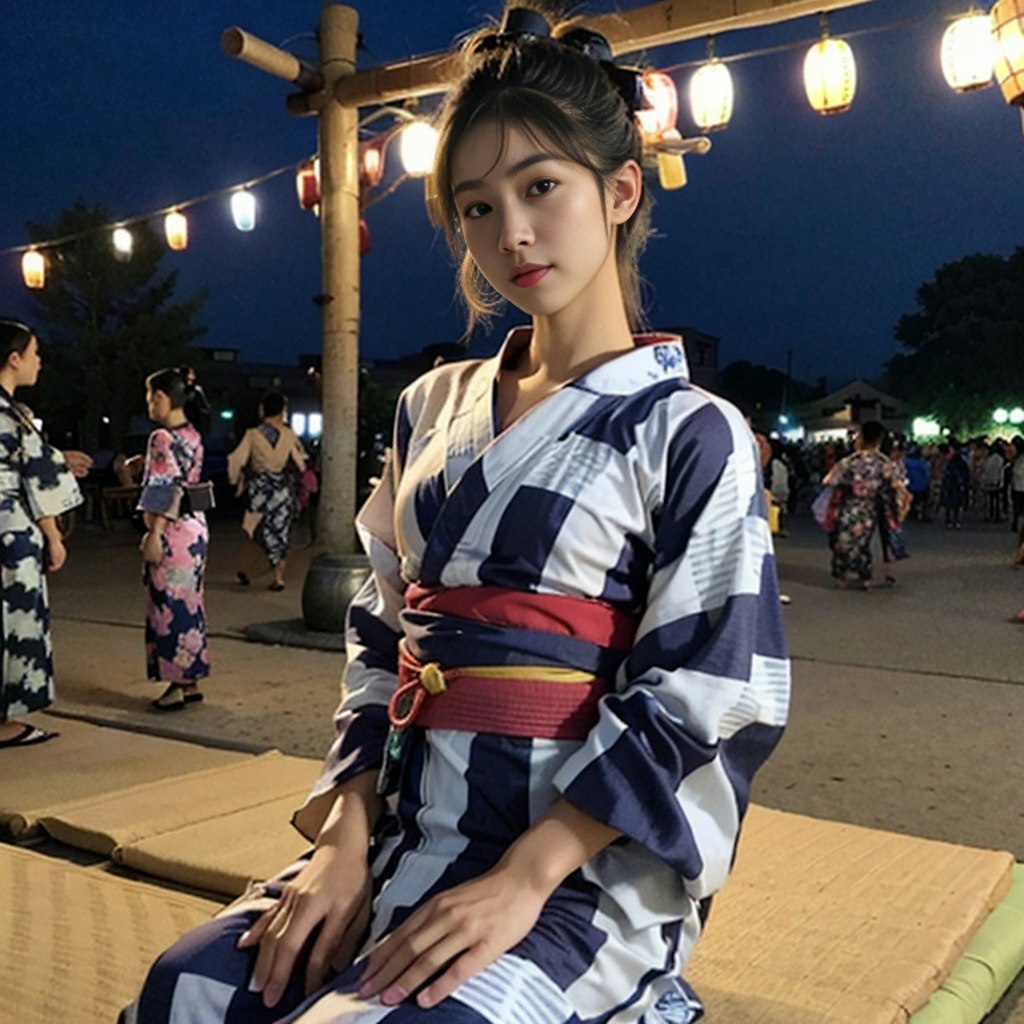 盆踊り女子