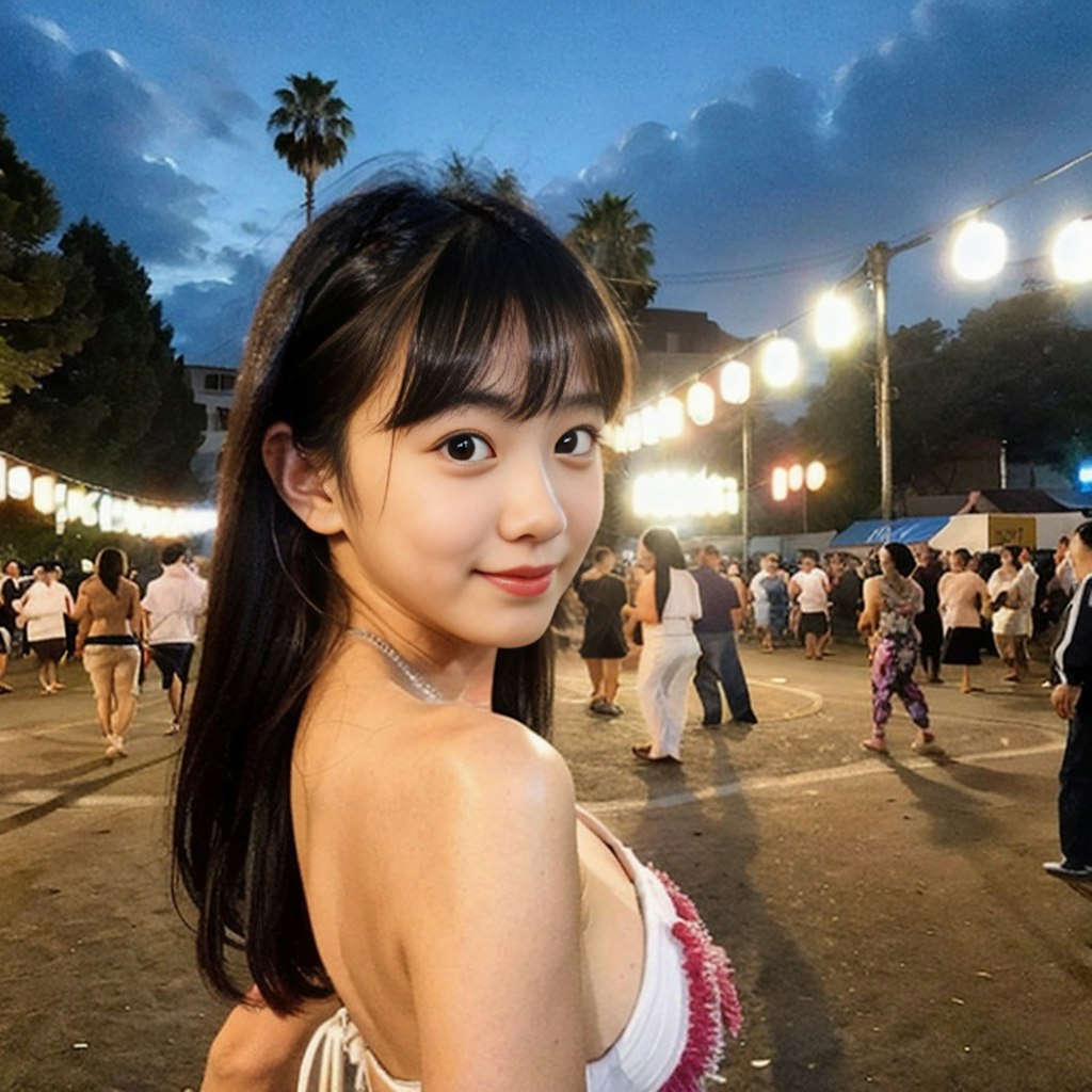 盆踊り女子