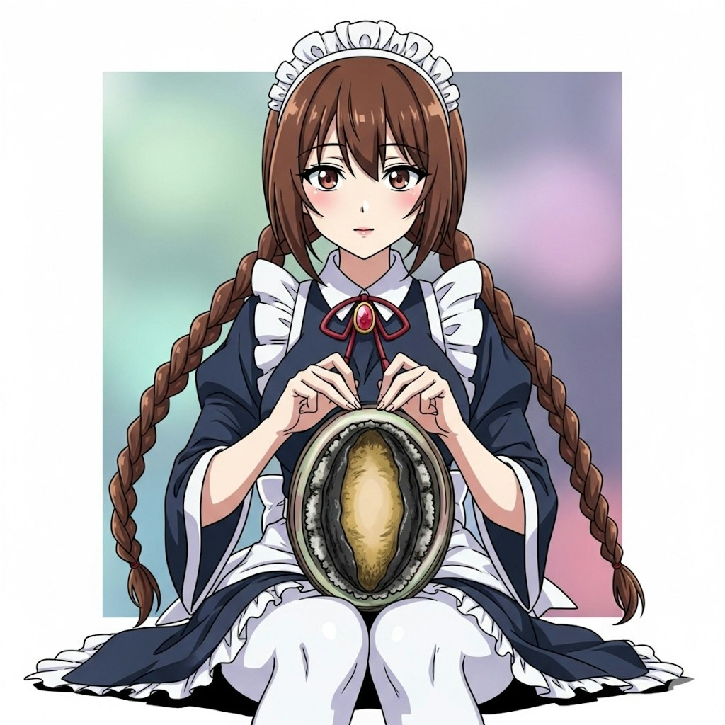 メイドと黒いアワビ