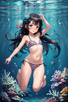 水中の少女6