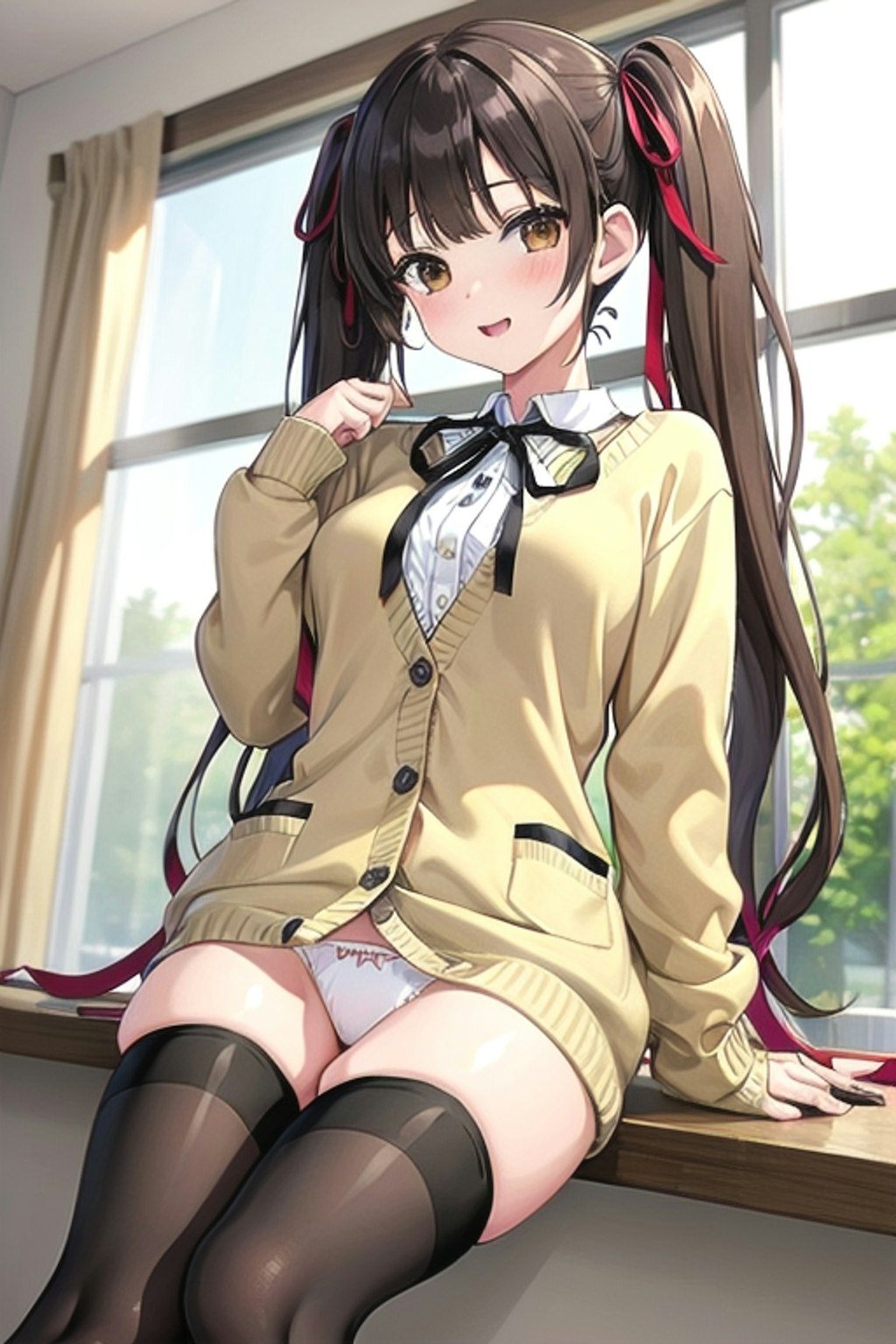 School twintails girl