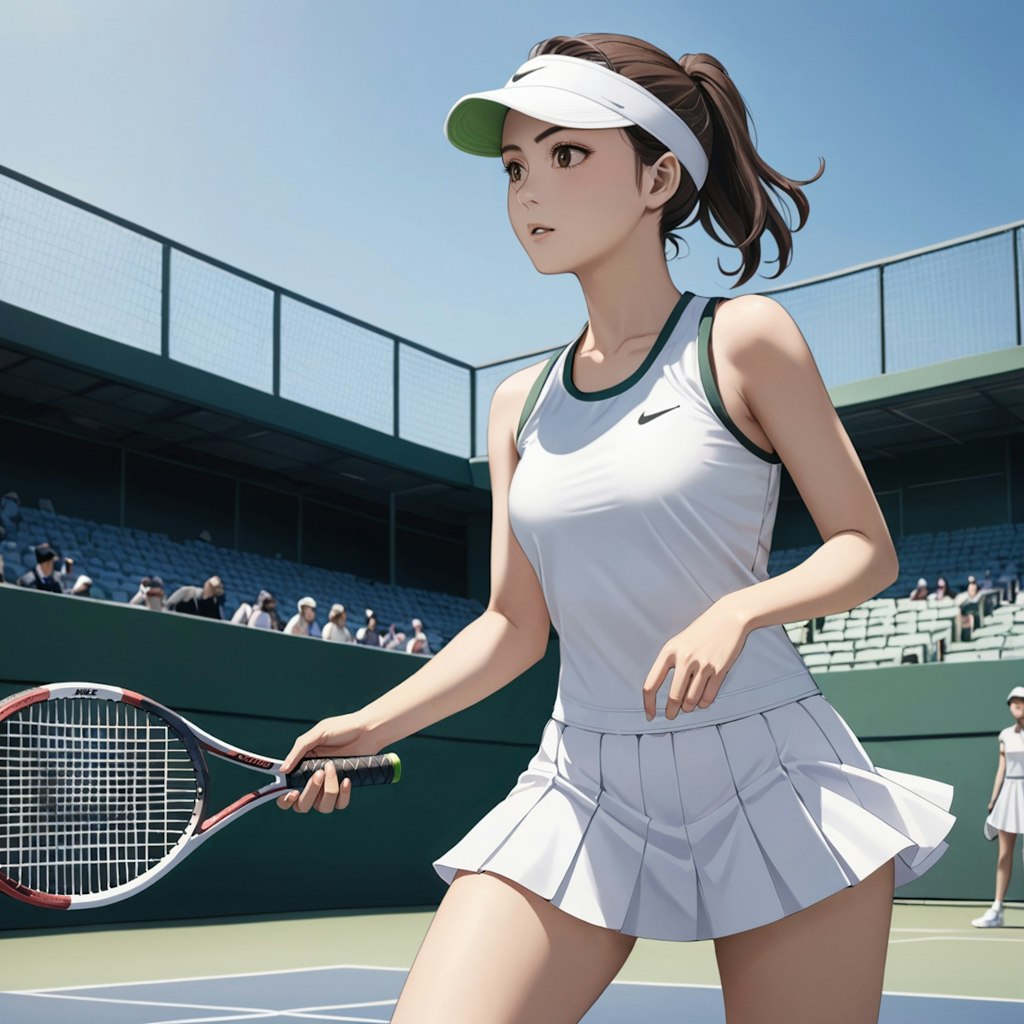 🎾テニス部　試合風景