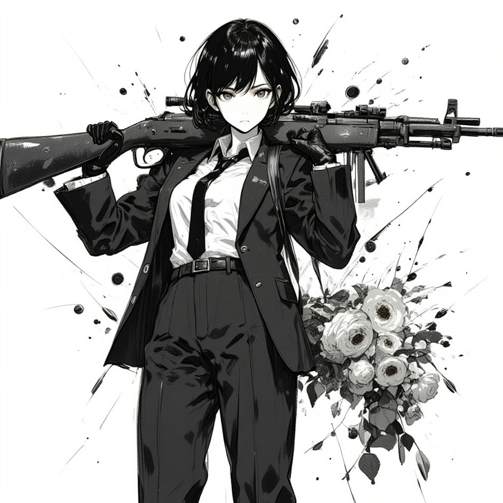 銃と花束を