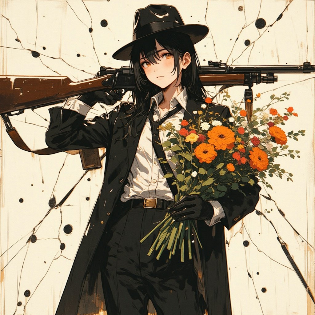 銃と花束を