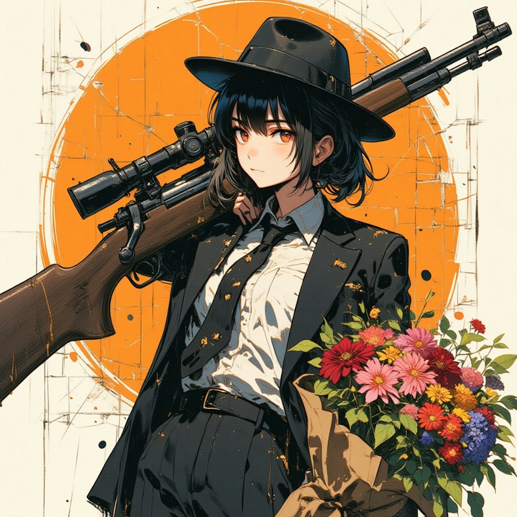 銃と花束を