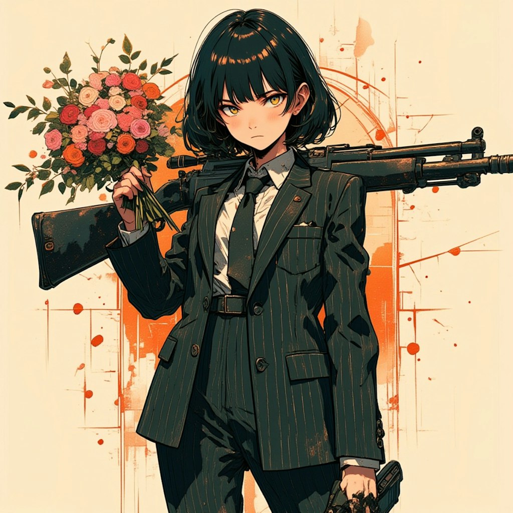 銃と花束を