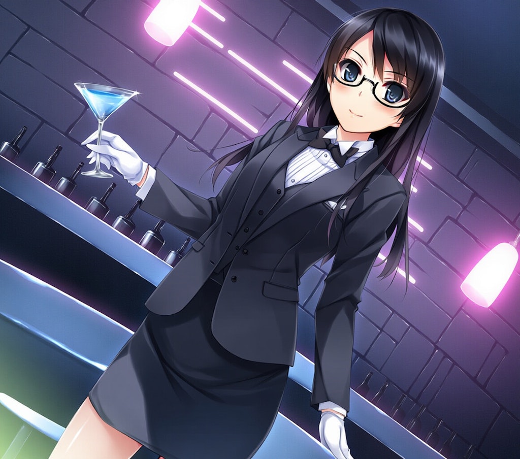 high quality detailed cocktail glass, high quality detailed bar