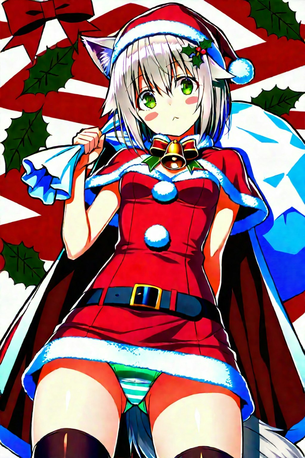 クリスマス　狼娘