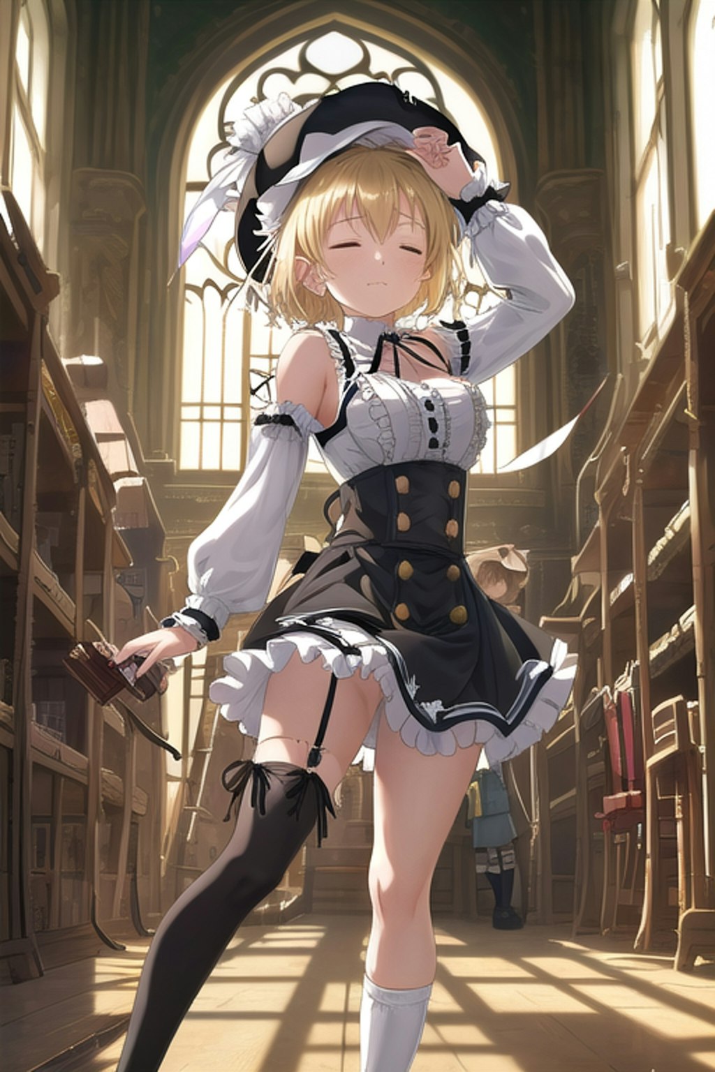 図書館ふわ子（chichipui）