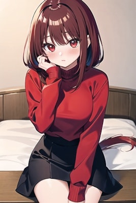 赤セーター