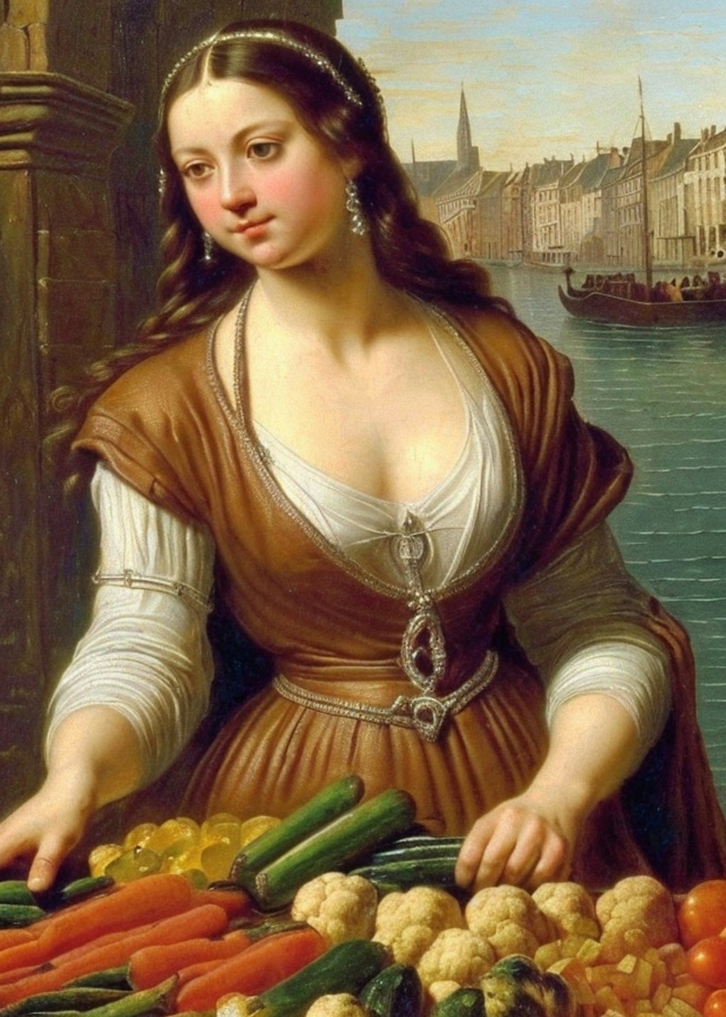 [ウェスティリア] 野菜売りの女