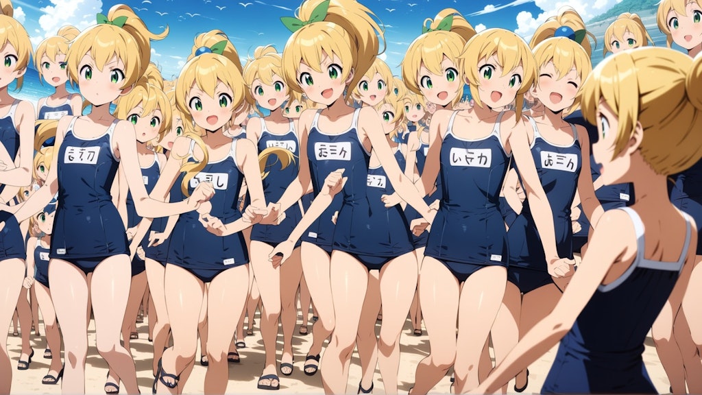 水着ロールちゃん完全増殖2