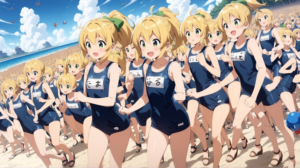 水着ロールちゃん完全増殖2