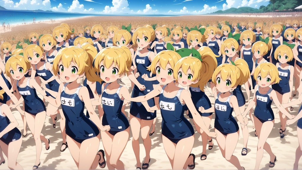 水着ロールちゃん完全増殖2
