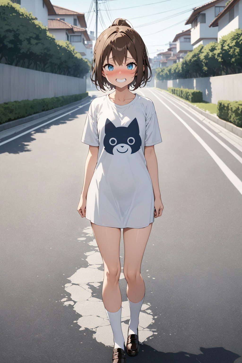 7月20日はTシャツの日　お外でTシャツ