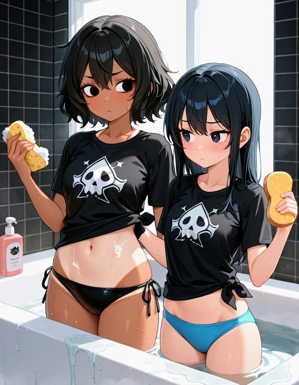 おふろ洗い部🧽先輩＆後輩