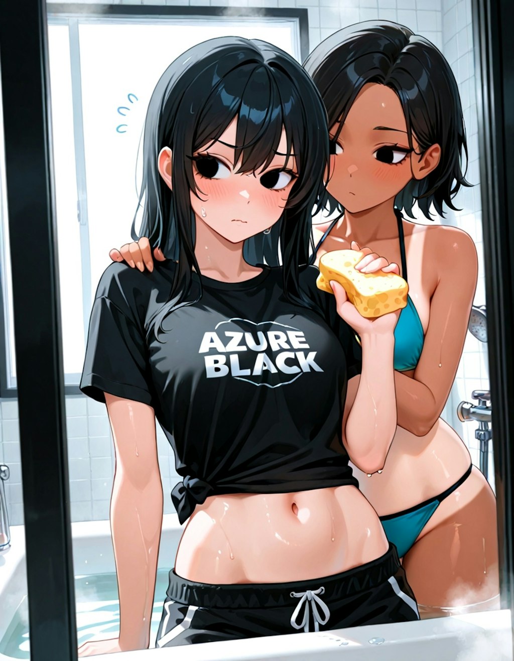 おふろ洗い部🧽先輩＆後輩