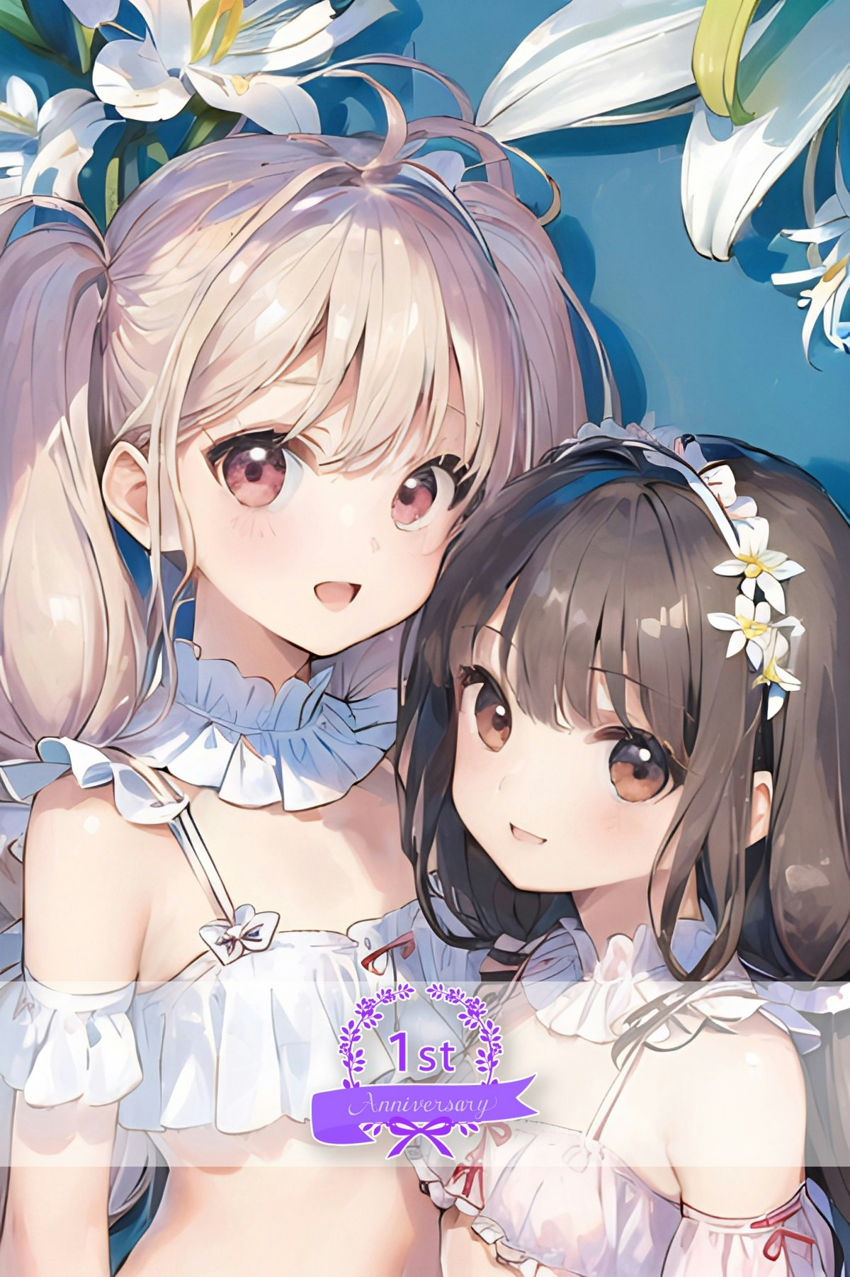 少女百合② | chichi-pui（ちちぷい）AIイラスト専用の投稿サイト