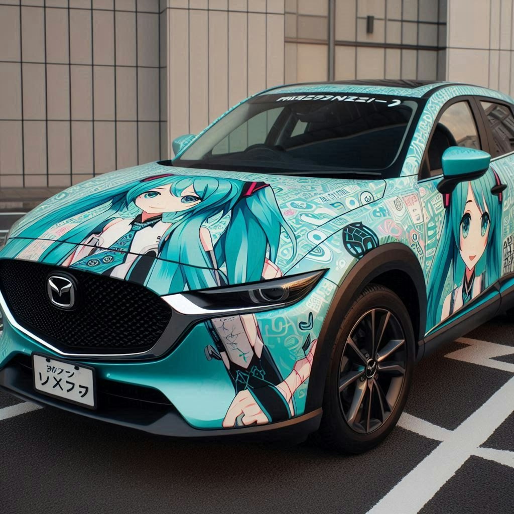 マツダCX-30の痛車