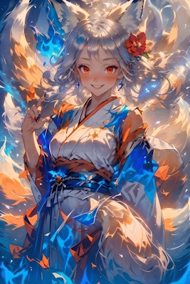 mythological fox spirit