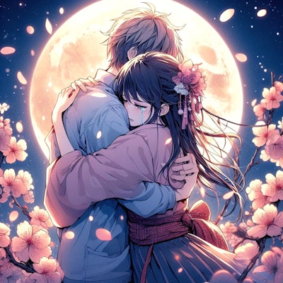 ぎゅ～！桜満月愛しき愛しや