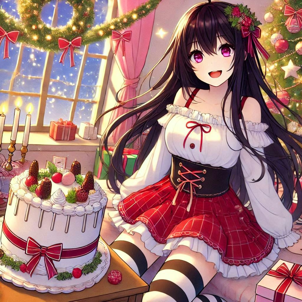 クリスマスケーキと、うちの子★その1(12枚)