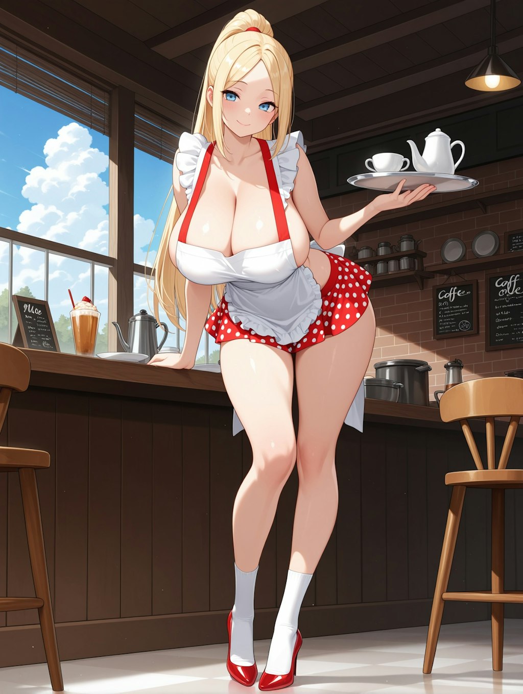 裸エプロン