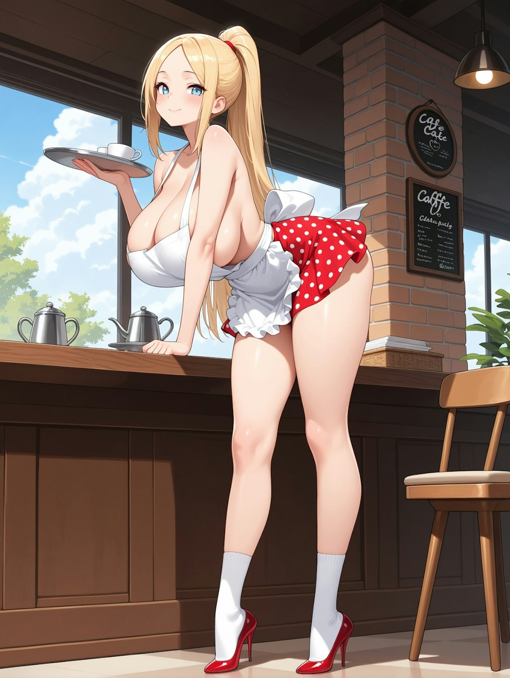 裸エプロン