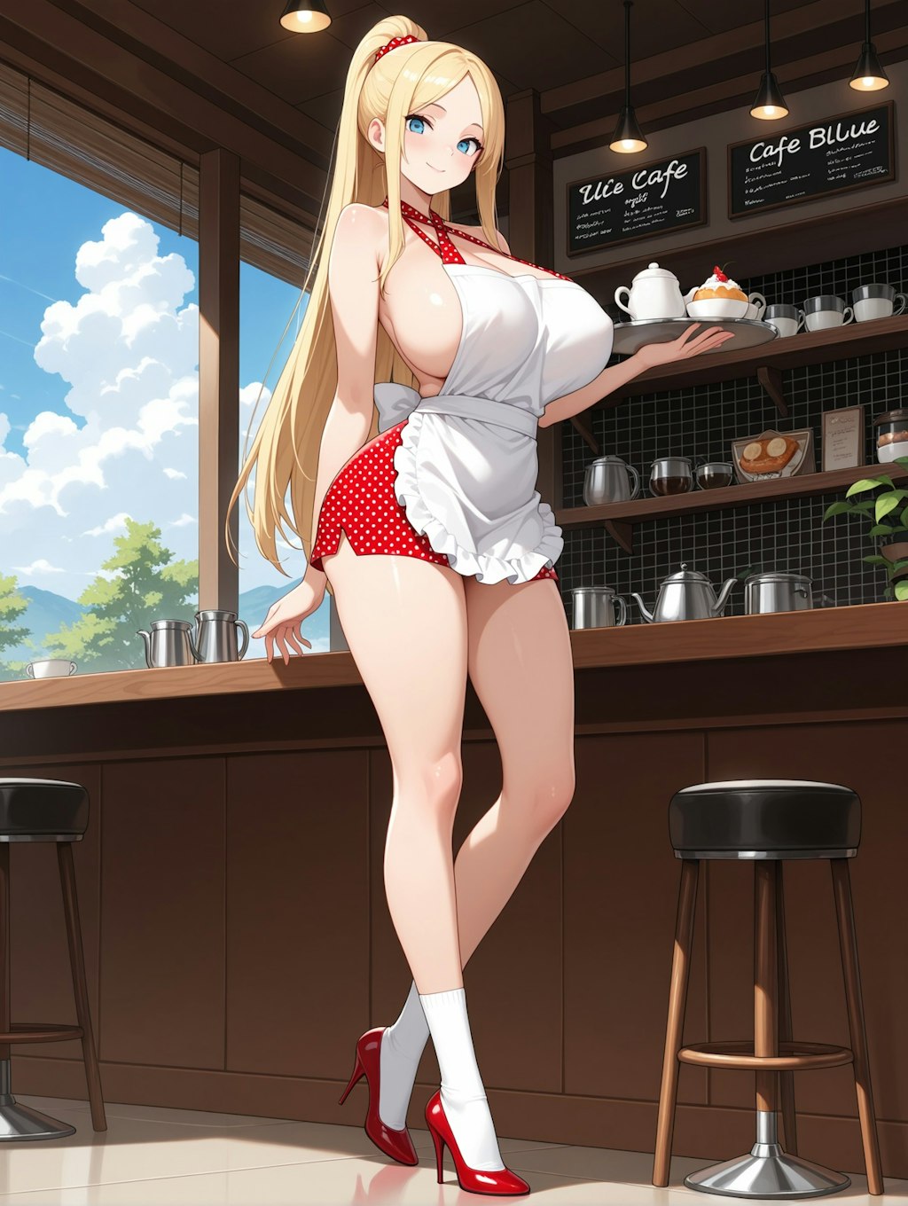 裸エプロン